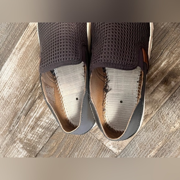 Olukai Pehuea Women's Size 8 W Gray Slip On Sneaker Shoes - Picture 6 of 7